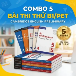 Combo 5 Bài thi B1/PET